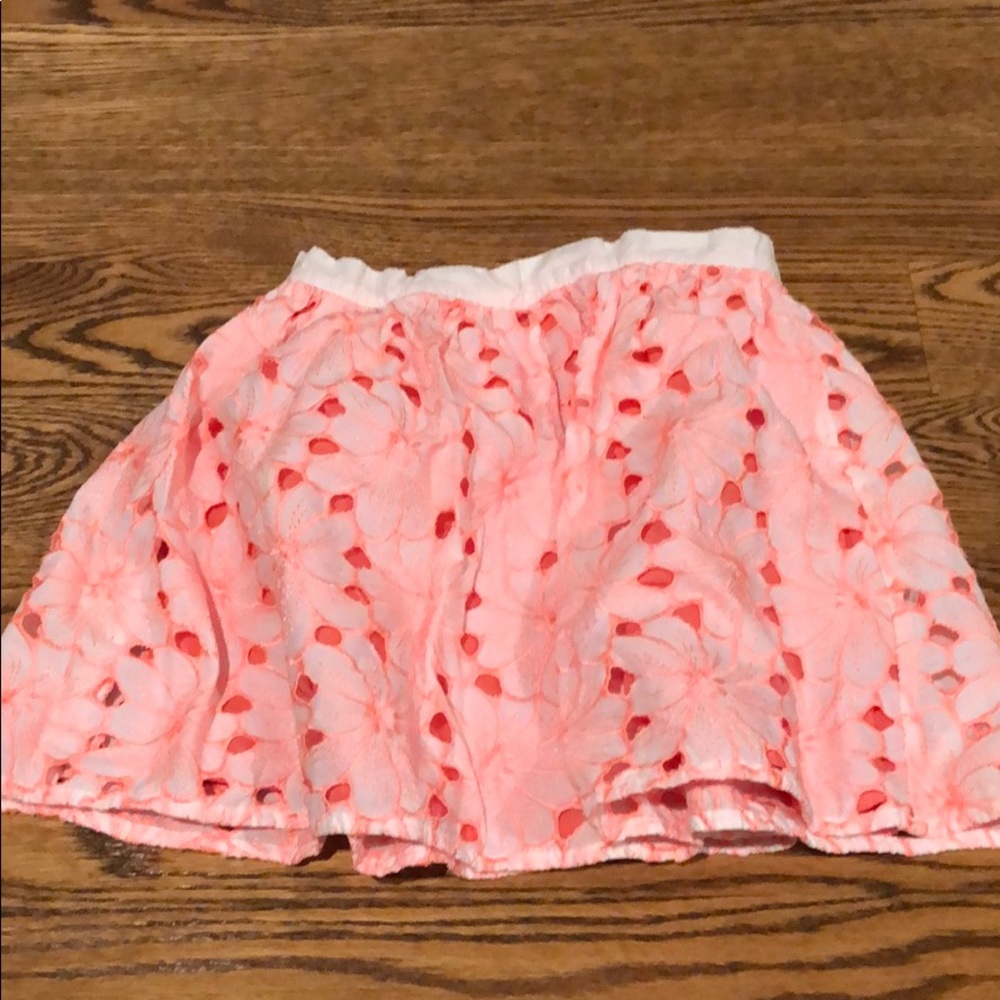 Girls size 7/8 flowered skirt